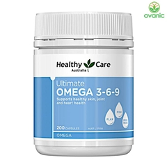 Healthy Care Viên Uống Hỗ Trợ Sức Khỏe Omega 3 6 9 Ultimate 200 Viên-ÚC