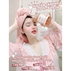 Sữa tắm Weilaiya trắng da cánh hoa hồng Damask 450ml-Trung Quốc