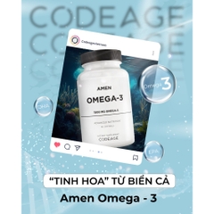 Viên Uống Dầu Cá Codeage Amen Omega-3 Tăng Cường Sức Khỏe, Đẹp Da 90 viên - beaute.superfood
