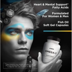 Viên Uống Dầu Cá Codeage Amen Omega-3 Tăng Cường Sức Khỏe, Đẹp Da 90 viên - beaute.superfood