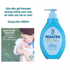 Sữa tắm gội Penaten 400ml Đức cho bé từ sơ sinh chống cảm