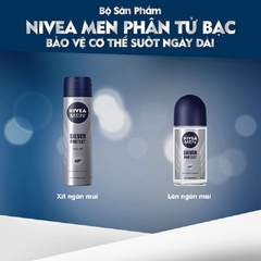 Lăn Ngăn Mùi Nam Phân Tử Bạc Nivea
