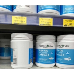 Viên uống Healthy Care Fish Oil hộp 400 viên của Úc - Vì trái tim khỏe mạnh