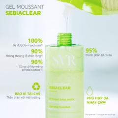 Sữa Rửa Mặt Cho Da Mụn Sebiaclear Gel Moussant