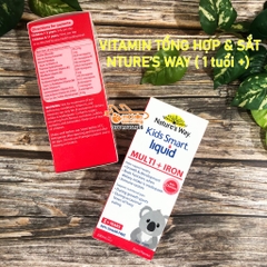 Vitamin tỗng hợp & sắt Nature 's W ay 200ml(  1 tuổi +)