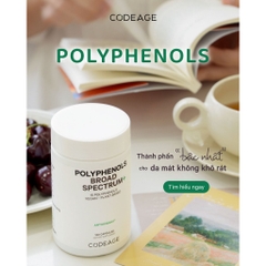 Viên uống chống nắng, sáng da CodeAge Polyphenols Broad Spectrum 120 viên