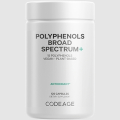 Viên uống chống nắng, sáng da CodeAge Polyphenols Broad Spectrum 120 viên