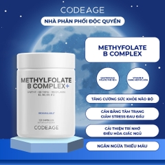 Viên uống bổ não Codeage Methylfolate B Complex 120 viên  5.0  6 đánh giá