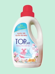 Nước tẩy quần áo màu TOP CARE Hương Hoa Anh Đào - 900ml