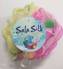 Bông tắm tròn có mút SALA SILK