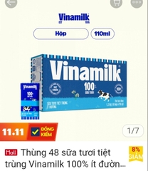 Sữa tươi hộp vinamilk