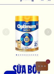 Sữa bột optimun lon 800G