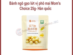 Bánh ngô gạo lức vị pho mai mon?s choice 25g hàn quốc