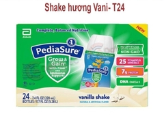 Sữa nước Pediasure Grow  &  Gain with Fiber Vanila Shake -T24