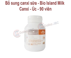 Bổ sung Canxi sữa-Bio lsland Mik Canxi Úc -90 viên