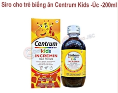 Sirro cho trẻ biếng ăn Centrum Kids-Úc-200ml