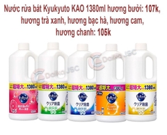 Nước rửa bát Kyukyuto 1380ml ( SẢN PHẨM KHÔNG BAO SHIPS )