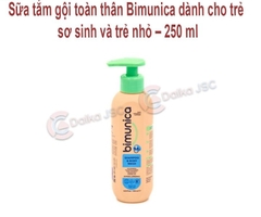 Sữa tắm toàn thân Bimunica dành cho trẻ sơ sinh và tre nhỏ -250ml