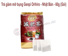 Trà giảm mỡ bụng Genpi Orihiro-Nhật Bản-60g (gói)