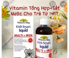 Vitamin tổng hợp & sắt Nature's way 200ml (1 tuổi+) Úc