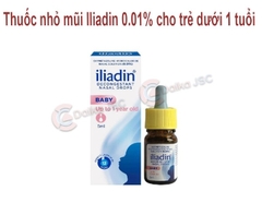 Thuốc nhỏ mũi lliadin 0.01% cho trẻ dưới 1 tuổi