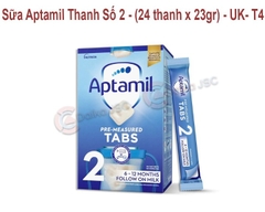 Sữa  bột thanh số 1 Aptamil-24 Thanh x 23gr UK-T4