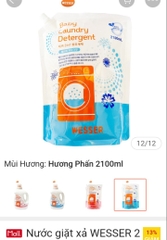 Nước giặt xả wesser ( sản phẩm không Freeship )
