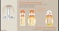 Bình ống hút thông minh wesser