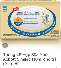 SỮA NƯỚC 110 ML SIMILAC IQ ABBOTT