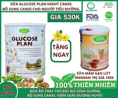 SỮA HẠT glucose plan caxi  tiểu đường CAO CẤP SOYNA - THƯƠNG HIỆU VIỆT- LON 900g Freeship