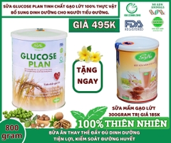 SỮA glucose plan tinh chất gạo lứcLON 900g  CAO CẤP SOYNA - THƯƠNG HIỆU VIỆT  -Freeship