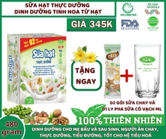 SỮA HẠT thực dưỡng tinh hoa lon 800g CAO CẤP SOYNA - THƯƠNG HIỆU VIỆT-Freeship