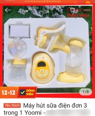 MÁY HÚT SỮA ĐA NĂNG ĐÈN PIN 3 TRONG 1 YOOMI