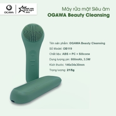 Máy rửa mặt Siêu âm OGAWA Beauty Cleansing OB119 - Massage sâu, loại sạch bụi bẩn bã nhờn