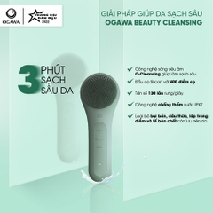Máy rửa mặt Siêu âm OGAWA Beauty Cleansing OB119 - Massage sâu, loại sạch bụi bẩn bã nhờn