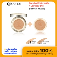 Combo Phấn Nước + Lõi C'Choi Herbal DD Cushion