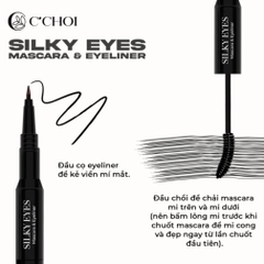 Gel chuốt mi và kẻ mắt tự nhiên C'Choi - Silky Eyes - Mascara & Eyeliner