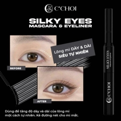 Gel chuốt mi và kẻ mắt tự nhiên C'Choi - Silky Eyes - Mascara & Eyeliner