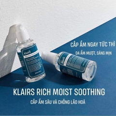 Serum Tinh chất dưỡng ẩm sâu Klairs Rich Moist Soothing