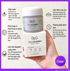 KEM DƯỠNG DR.G dành cho da mụn 70Ml