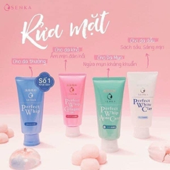 Sữa Rửa Mặt Senka Perfect Whip Màu Xanh 120G
