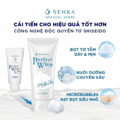 Sữa Rửa Mặt Senka Perfect Whip Màu Xanh 120G