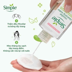Nước Tẩy Trang Micellar Cleansing Water 200ml - Simple