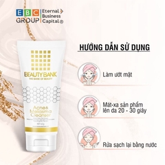 SỮA RỬA MẶT GIẢM MỤN & MỜ NÁM ACNE & MELASMA CLEANSER - BEAUTY BANK