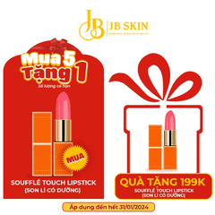 SON MÔI JB SKIN SOUFFLÉ TOUCH LIPSTICK 4G-  SON LÌ CÓ DƯỠNG CAO CẤP JBSKIN