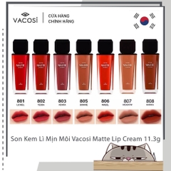 SON KEM LÌ VACOSI MATTE LIP CREAM 11.3G