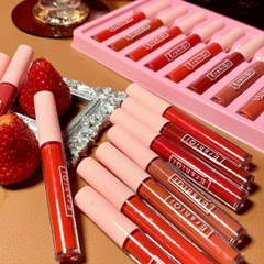SON KEM ERSHIQI VELVET SET SON 10 CÂY LÊN MÀU TƯƠI BÓNG MỊN MÀ, SON MÔI DƯỠNG CHỐNG KHÔ TẠO CẢM GIÁC CĂNG MỌNG ĐÔI MÔI- KIM