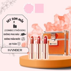 SET SON MÔI TÚI SÁCH HỘP CAM SANG TRỌNG S2403 - SILKYGIRL