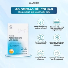 Viên uống bổ não, hỗ trợ sức khỏe mắt và tim mạch rTG Omega3 siêu tới hạn-hộp 30 vien