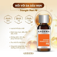Dung Dịch Peel Da Dầu, Mụn Ahohwa Triangle Peel PB
